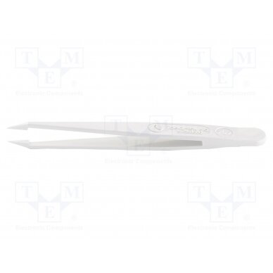 Tweezers; Blade tip shape: sharp; Tweezers len: 115mm; ESD IDL-707.DG IDEAL-TEK