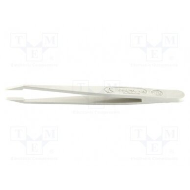 Tweezers; Blade tip shape: sharp; Tweezers len: 115mm; ESD IDL-709.DG IDEAL-TEK 1