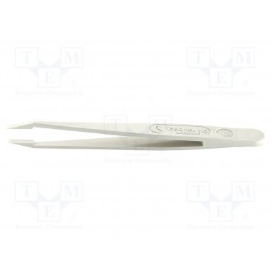 Tweezers; Blade tip shape: sharp; Tweezers len: 115mm; ESD IDL-709.DG IDEAL-TEK