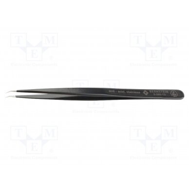 Tweezers; Blade tip shape: sharp; Tweezers len: 140mm; ESD BRN-5-085-13 BERNSTEIN