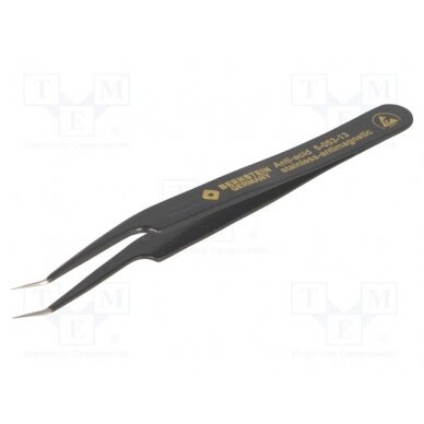 Tweezers; non-magnetic; Blade tip shape: sharp; Blades: narrow BRN-5-053-13 BERNSTEIN 1