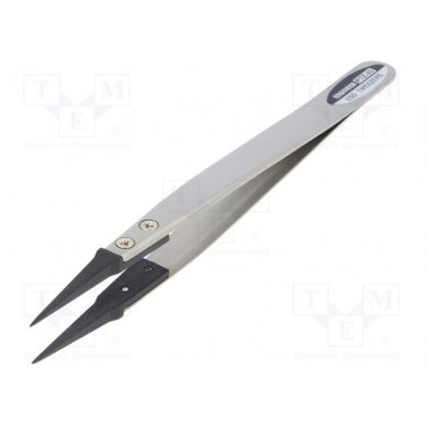 Tweezers; Tipwidth: 0.4mm; Blade tip shape: sharp; Blades: narrow FUT.PTZ-45 ENGINEER 1