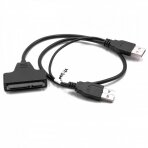 USB 2.0 adapteris - SATA 2,5 colio HDD kietiesiems diskams