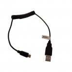 USB kabelis Micro USB 0,3m - 1m, juodas