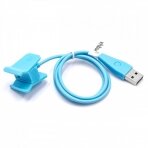 Kabelis USB išmaniajam laikrodžiui FitBit Alta HR 55cm mėlynas