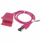 Kabelis USB išmaniajam laikrodžiui FitBit Alta HR 55cm rožinis