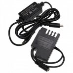 Maitinimo adapteris (kroviklis) foto - video kamerai DMW-AC8 Panasonic Lumix + DC jungtis DMW-DCC12, USB