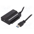 USB to SATA adapter; IDE 40pin,SATA socket,USB A plug; 5Gbps DA-70325 DIGITUS