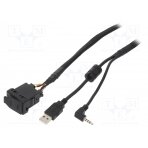 USB/AUX adapter; VW; VW Polo 2014-> AUX-USB.002 4CARMEDIA