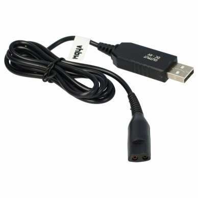 USB kabelis skustuvui Braun Waterflex 6V, 120cm 2