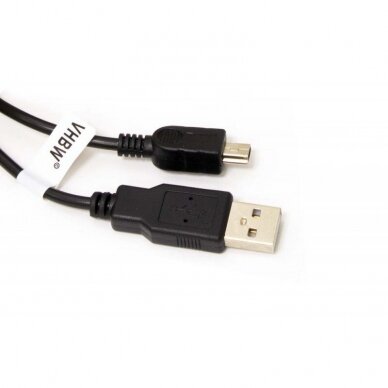 USB duomenų kabelis A-Mini-B 5 kontaktai