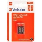 Baterija (šarminis elementas) Verbatim 23A (MN21/A23) 12V 49940 2vnt.