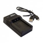 Maitinimo adapteris (kroviklis) foto-video kameros baterijai micro USB Samsung SLB-07a, Rollei RL410B