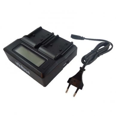 Maitinimo adapteris (kroviklis) foto-video kameros baterijai Sony NP-FP, FH, FV