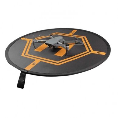 Nusileidimo kilimėlis (platforma) dronui, oranžinis 1