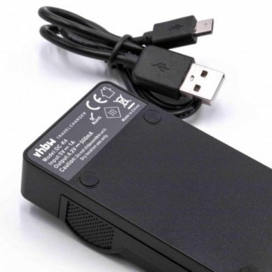 Kroviklis foto-video kamerai micro USB Panasonic CGR-S001E, DMW-BCA7  1