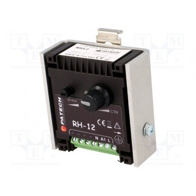 Voltage regulator; 195÷253VAC; for DIN rail mounting; IP20; 12A RH-12 PATECH 1
