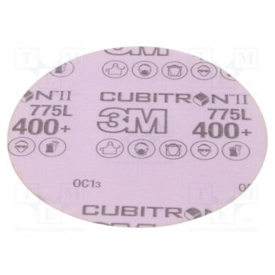 Wheel; 125mm; Granularity: 400; w/o holes; CUBITRON II 3M-7100145436 3M 1