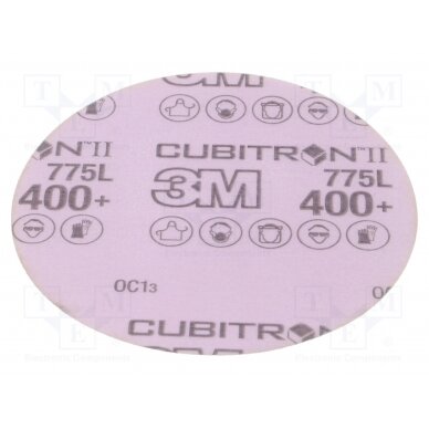 Wheel; 125mm; Granularity: 400; w/o holes; CUBITRON II 3M-7100145436 3M