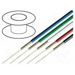 Wire: coaxial; RGB75; 1x75Ω; stranded; OFC; PVC; white; 100m TAS-RGB75-WHITE TASKER