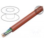 Wire: control cable; YnTKSY; Insulation: PVC; Colour: red; Core: Cu YNTKSY-4X2X0.8 TECHNOKABEL
