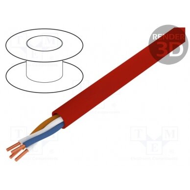 Wire: control cable; YnTKSY; 3x2x0.8mm; Insulation: PVC; Core: Cu BITNER-TN0004 BITNER 1
