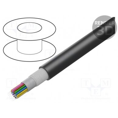 Wire: fiber-optic; EXO-G0; Øcable: 5.9mm; Kind of fiber: SMF G652D FIBRAIN-CAB-006 FIBRAIN 1