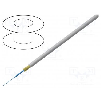 Wire: fiber-optic; VC-D30; Øcable: 3mm; Kind of fiber: SMF G657A1 FIBRAIN-CAB-002 FIBRAIN