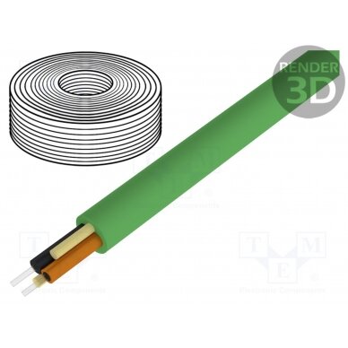 Wire: polimer optical fiber; HITRONIC® POF; Øcable: 7.8mm; duplex DUPLEX-PNB-PA-PVC LAPP