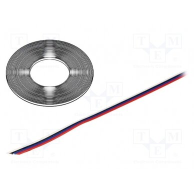 Wire: ribbon; stranded; Cu; 4x0,22mm2; unshielded; PVC; 150V; 50m 5.2.128 TECHNOKABEL 1