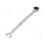 Wrench; combination spanner,with ratchet; 9mm YT-01909 YATO