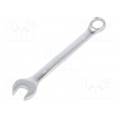 Wrench; combination spanner; 13mm; Chrom-vanadium steel; satin PG-T105 PG TOOLS