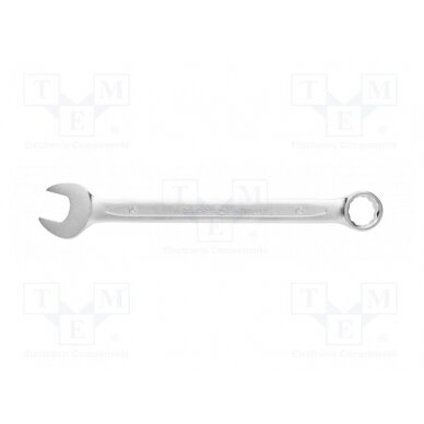 Wrench; combination spanner; 15mm; Chrom-vanadium steel HT1W415 HÖGERT TECHNIK 1