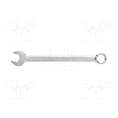 Wrench; combination spanner; 15mm; Chrom-vanadium steel HT1W415 HÖGERT TECHNIK